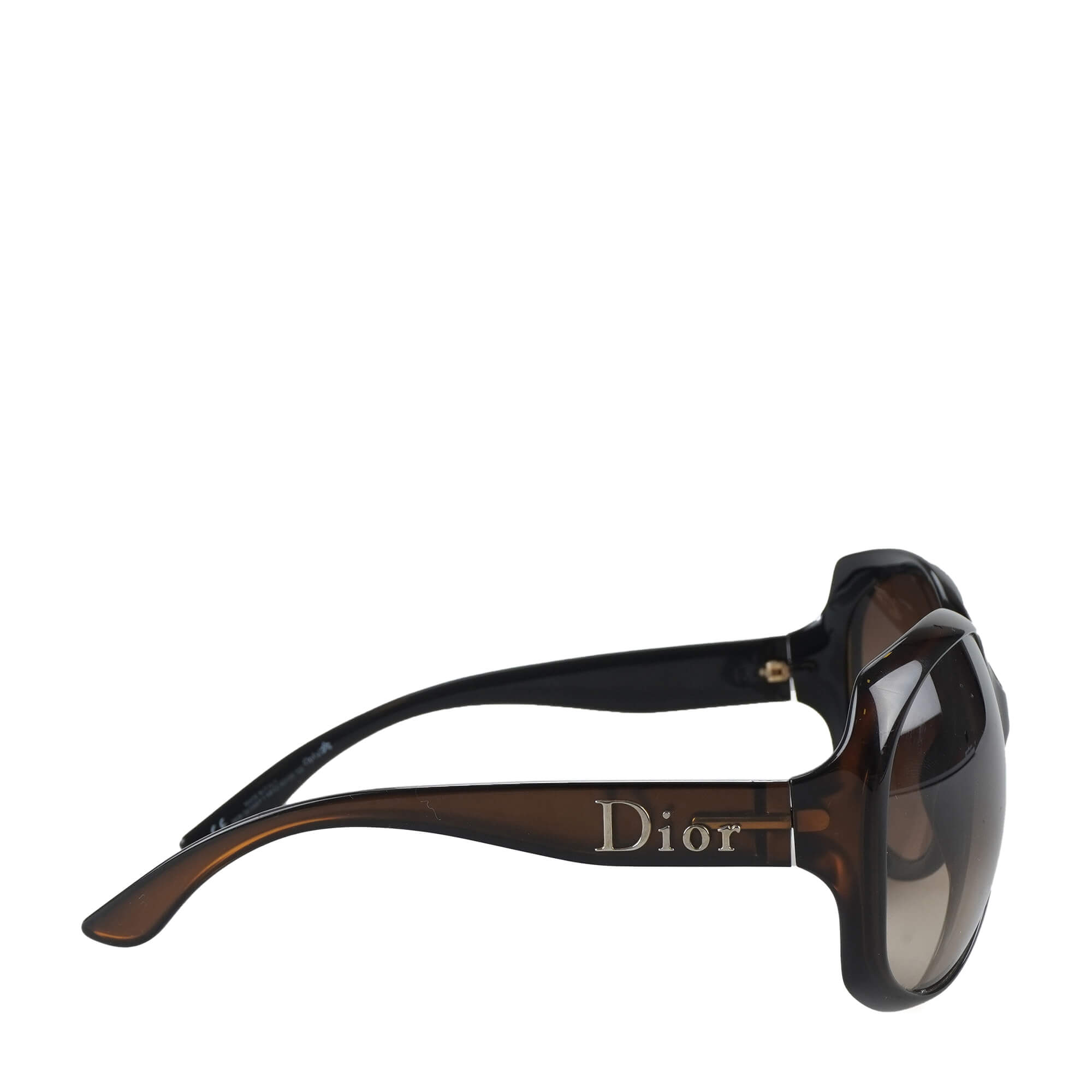 Christian Dior - Brown Acetate Sunglasses 